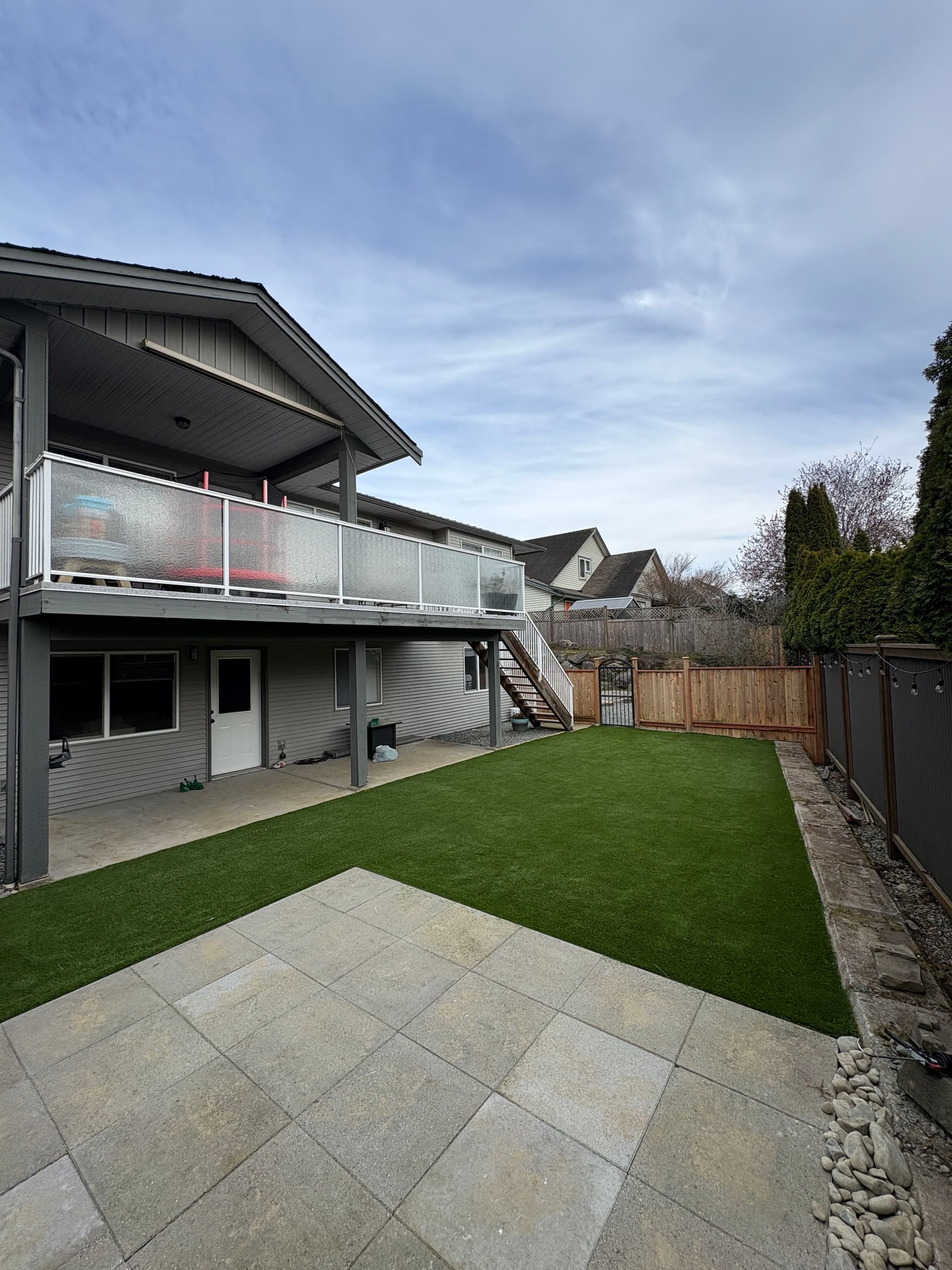 Innovative Artificial Turf and Paver Installation in Nanaimo image