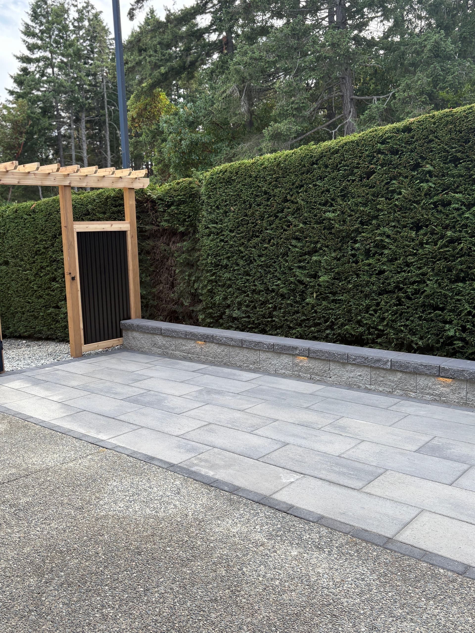 Gallery photos for Backyard Putting Green and Paver Patio Build in Nanoose Bay: Image #9