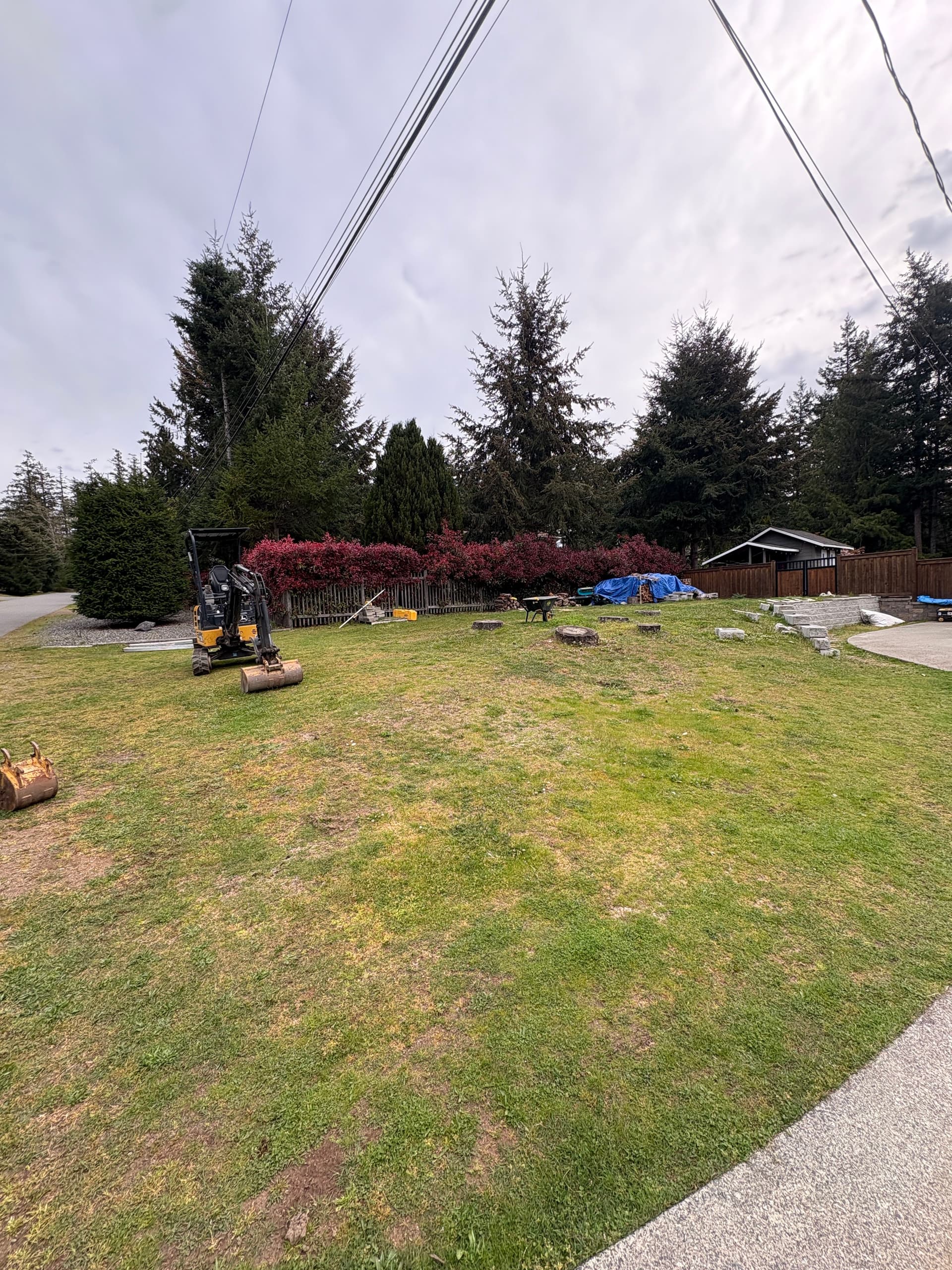 Retaining Wall and Parking Pad Build in Nanoose image
