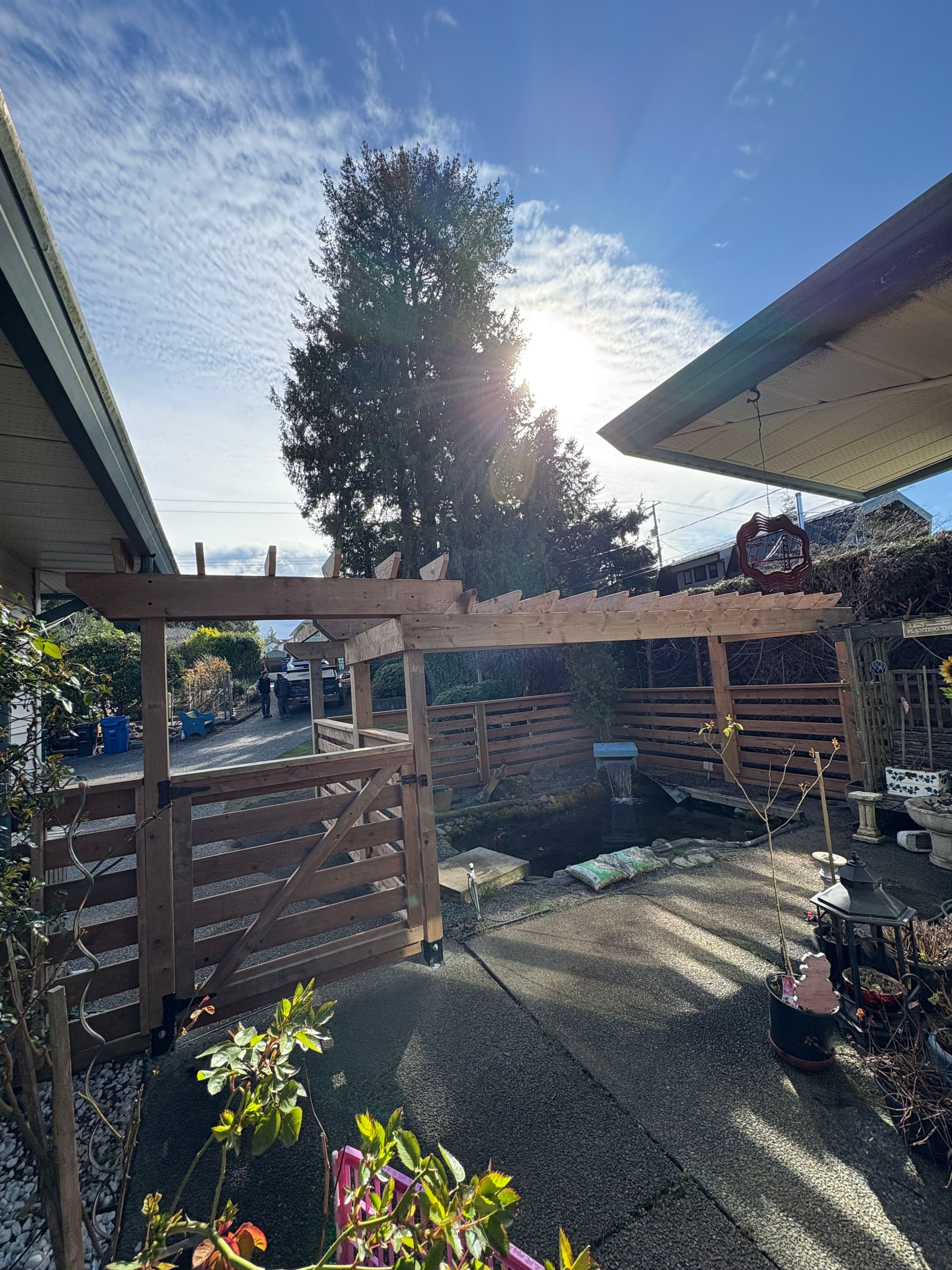Gallery photos for Pergola and Fence Upgrade in Nanaimo: Image #2